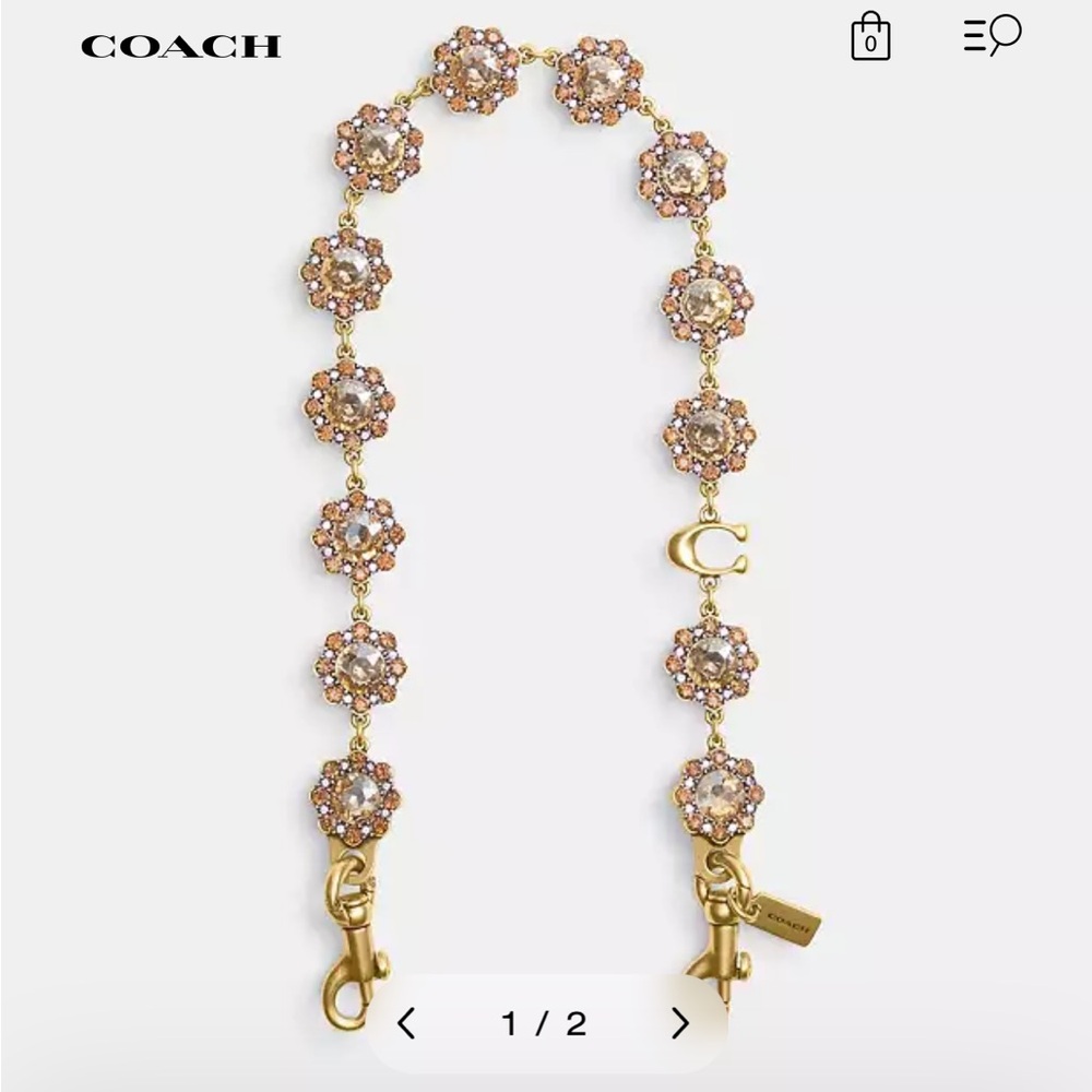 Coach Short Jewelry Chain Strap